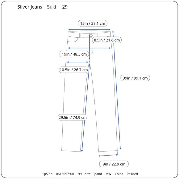 Silver Jeans Suki Distressed Embroidered Embellished Floral Bootcut Jeans 29 29 - Picture 8 of 8